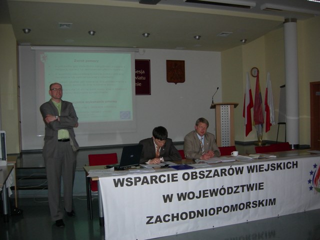 Szkolenie "Odnowa i rozwój wsi", Gryfino 08.05.2008r.